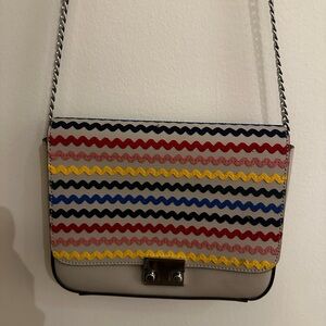 Multicolor Zigzag Pattern Women Bag
